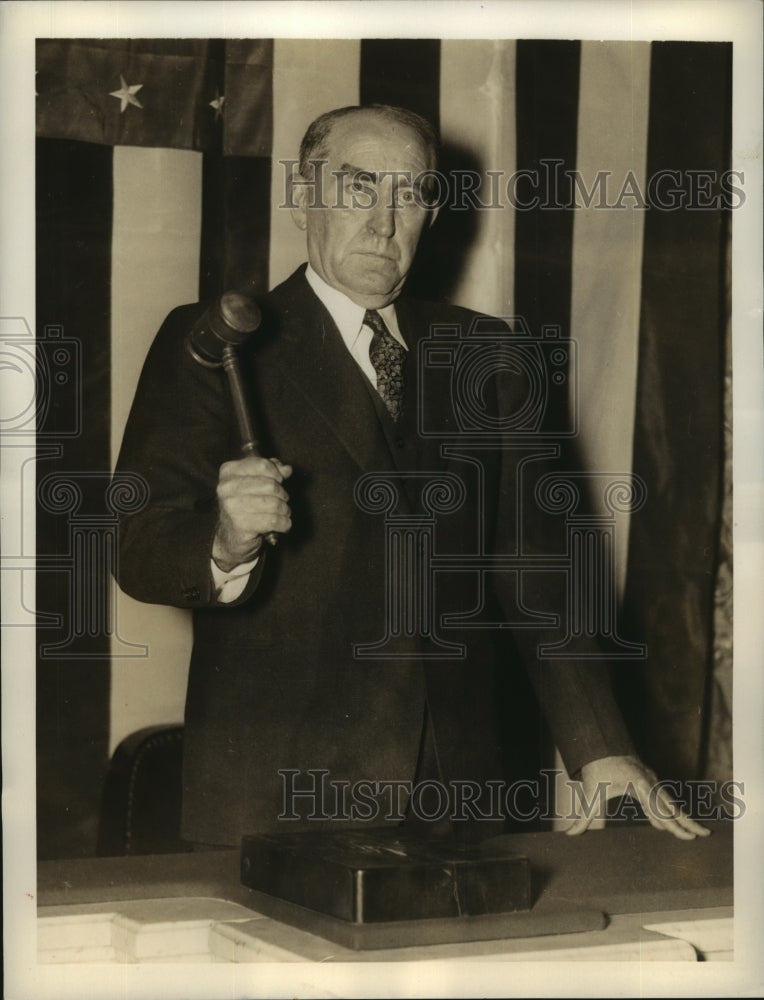 1936 Representative William Bankhead shown with the Congress Gavel - Historic Images
