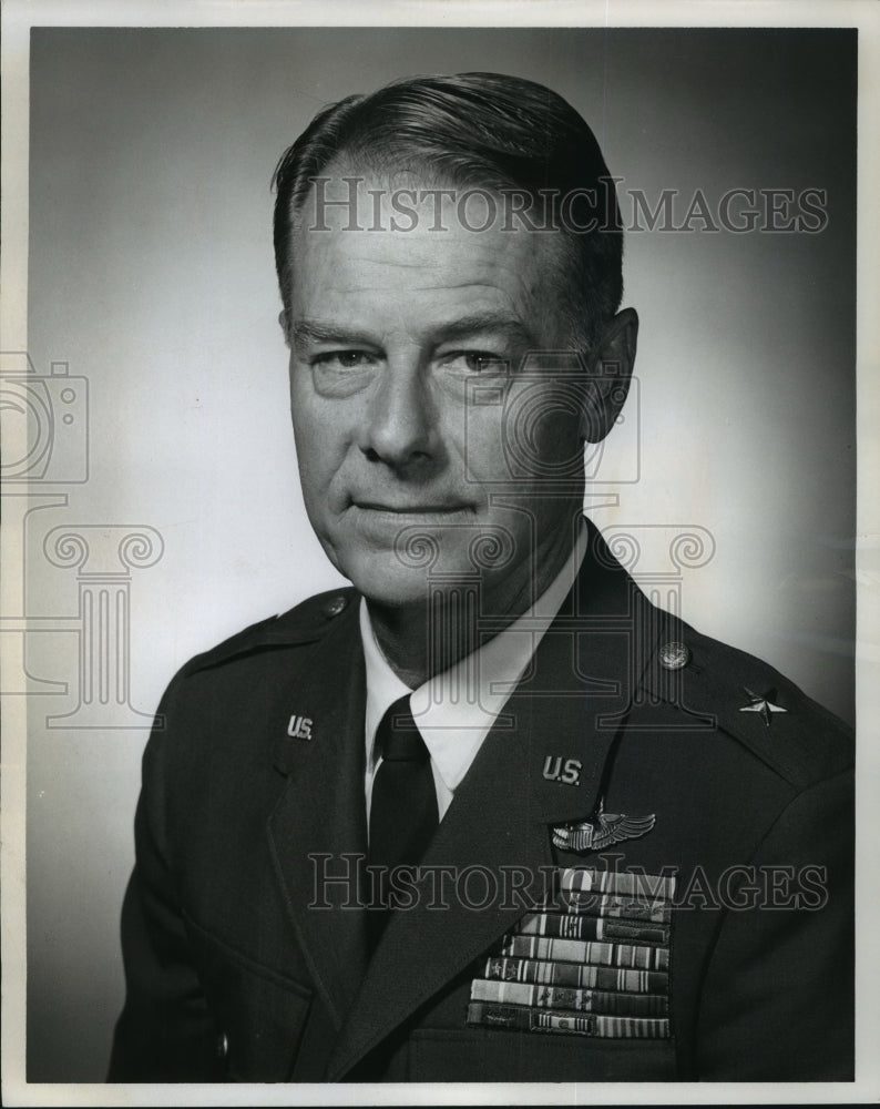 1971 Press Photo Brig, General Richard N. Ellis Commander Civil Air Patrol- USAF-Historic Images