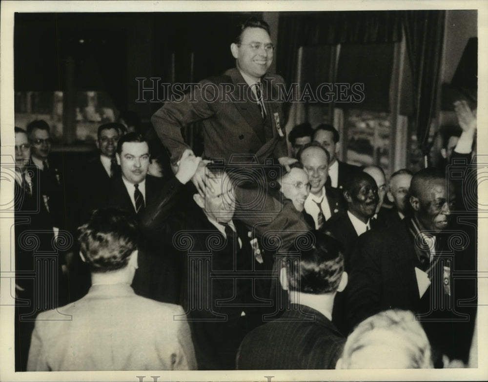 1939 Press Photo Homer Martin Head of Faction of Automobile Workers Union-Historic Images