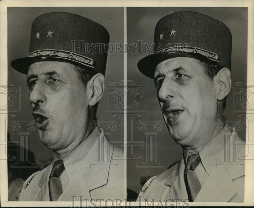 Press Photo Two faces of a man in uniform - sba17236-Historic Images