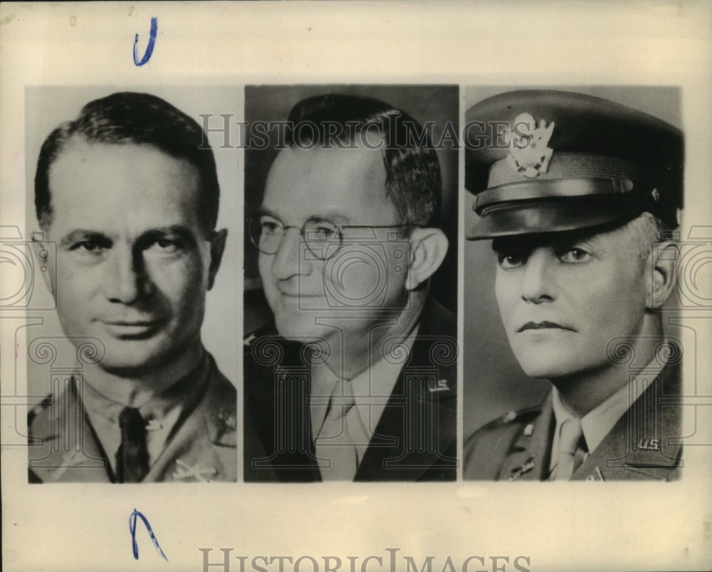 Press Photo United States Army Officers - sba17246-Historic Images