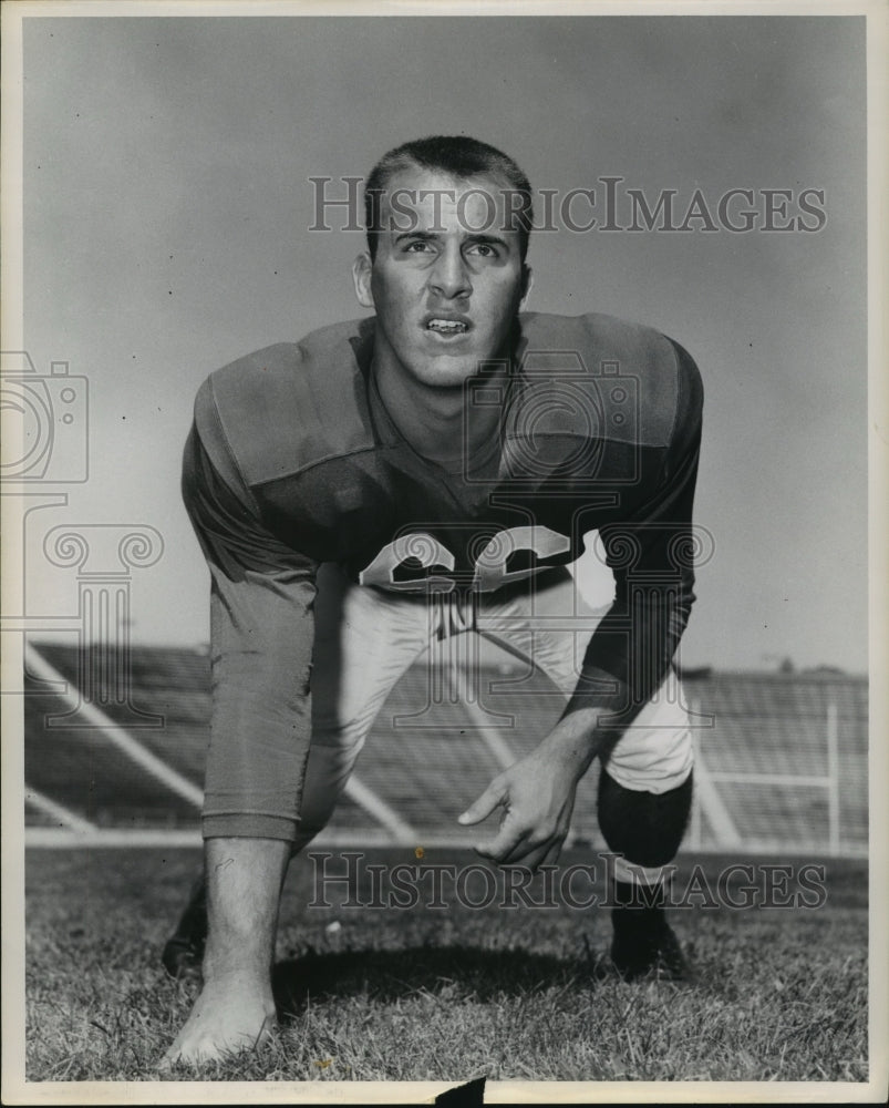 Press Photo Star terp tackle player Ed Heuring - sba18086-Historic Images