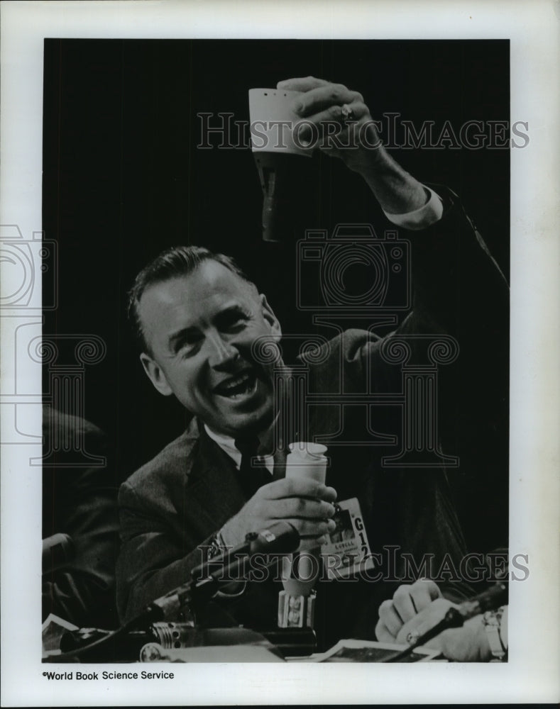 Press Photo A closeup of a happy man - sba18108-Historic Images