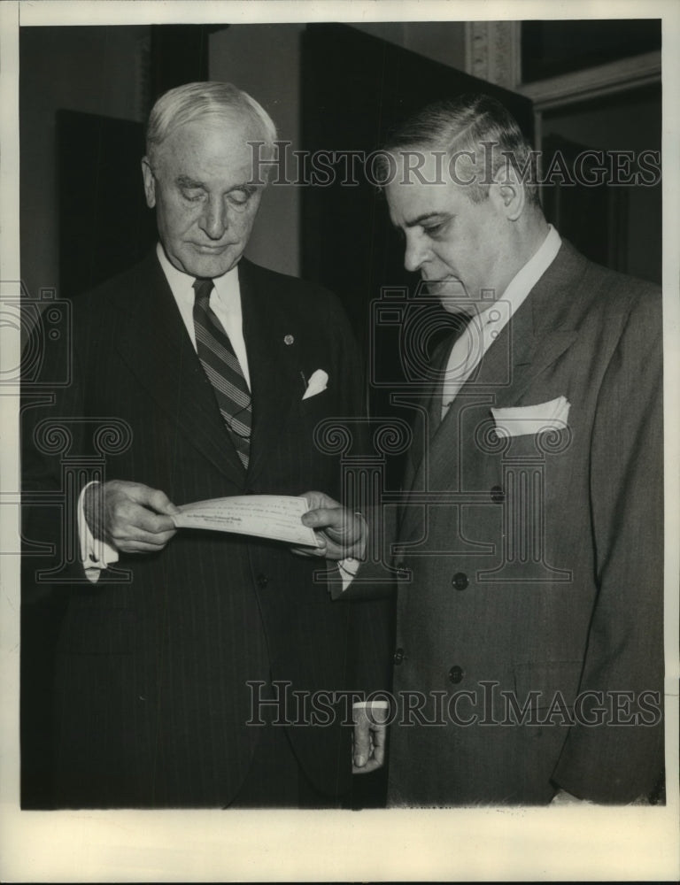 1940 Press Photo Mexico&#39;s Dr Don Francisco Castillo Najera &amp; US&#39;s Cordell Hull-Historic Images