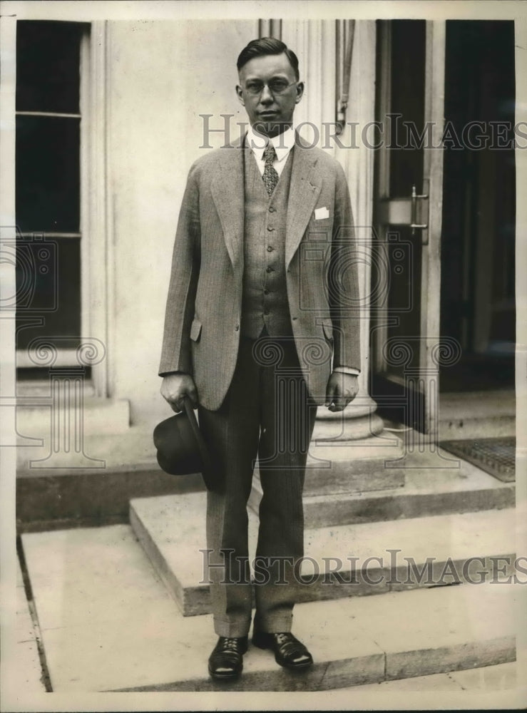 1929 Representative Walter Newton named to be White House secretary - Historic Images