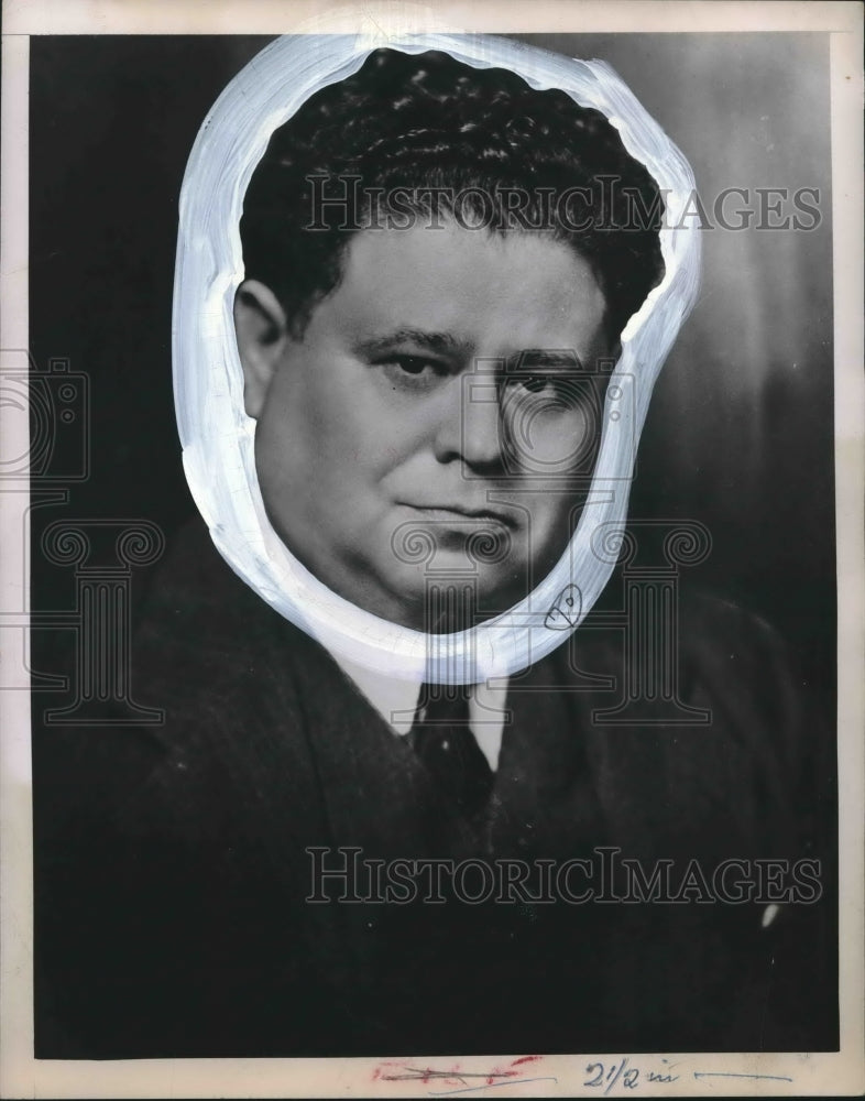 Press Photo Weekly radio broadcaster George E. Sokolsky - sba19414-Historic Images