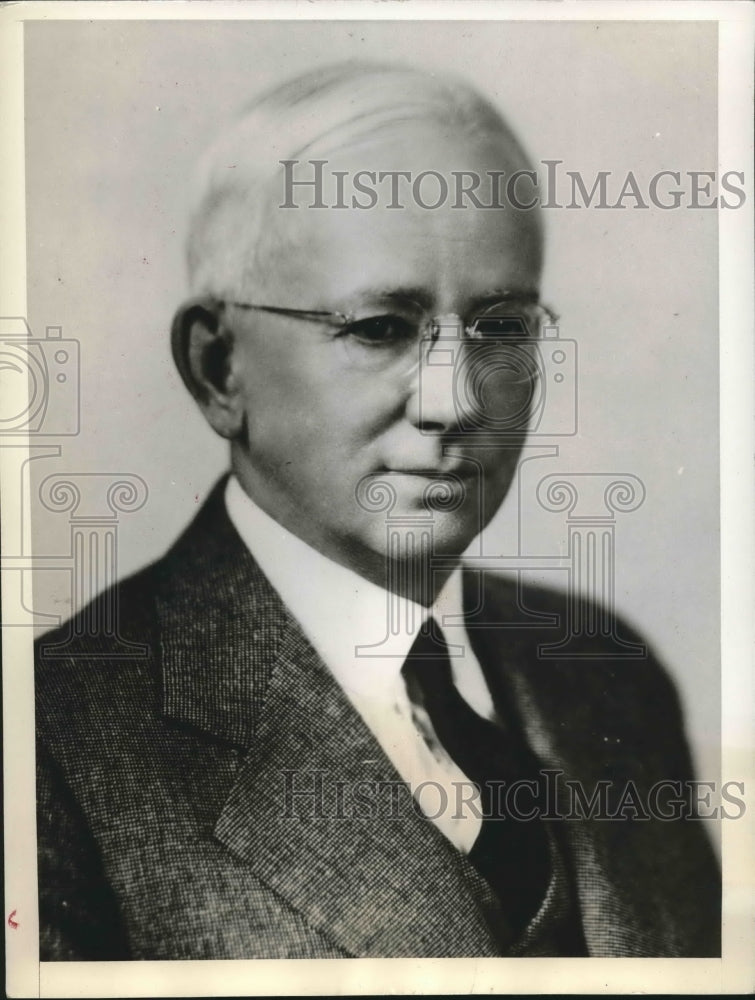 Press Photo Alfreed C Marshall president of Detroit Edison Company - sba19676-Historic Images