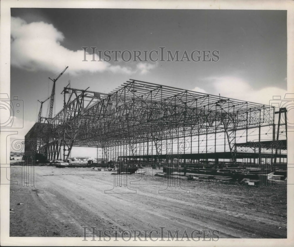 1954 Press Photo Construction at Kelly Air Force Base - sba20357-Historic Images