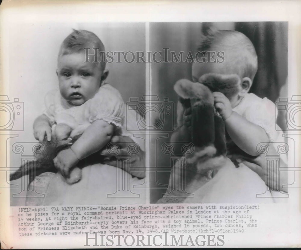 1949 Press Photo Portraits of Prince Charles Philip Arthur George of Edinburgh-Historic Images