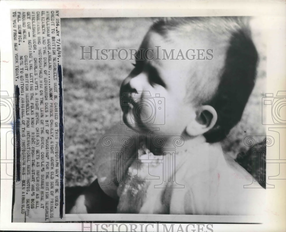 1949 Press Photo Prince Charley son of Princess Elizabeth and Duke of Edinburgh-Historic Images
