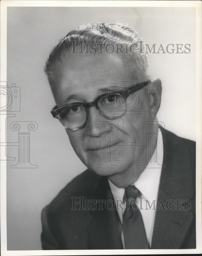 Press Photo Close up of Mayor W.W. McAllister - sba20718-Historic Images