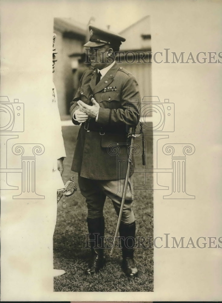 1929 Press Photo Col. Berkeley Enochs retired from U.S Army avoids Court Martial-Historic Images