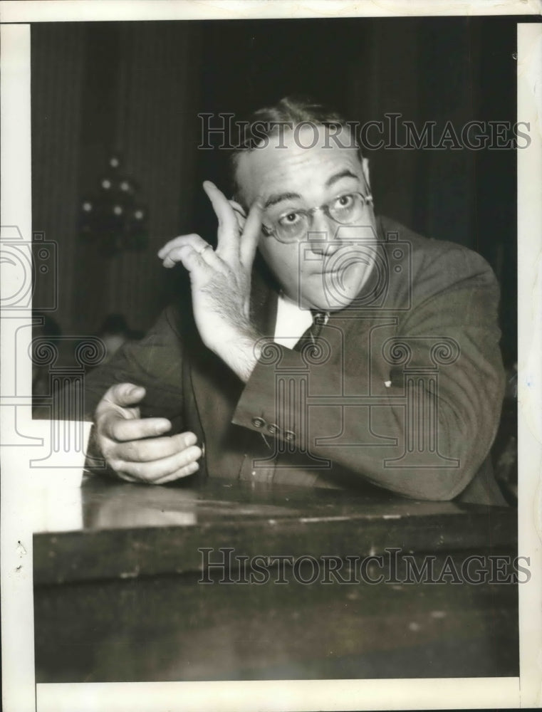 1939 Press Photo Fritz Heberling testifies before the Dies Committee - sba21039-Historic Images