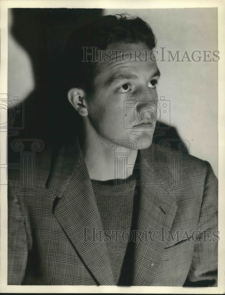 1937 Press Photo James Womack arrested on charges of suspicion of murder-Historic Images