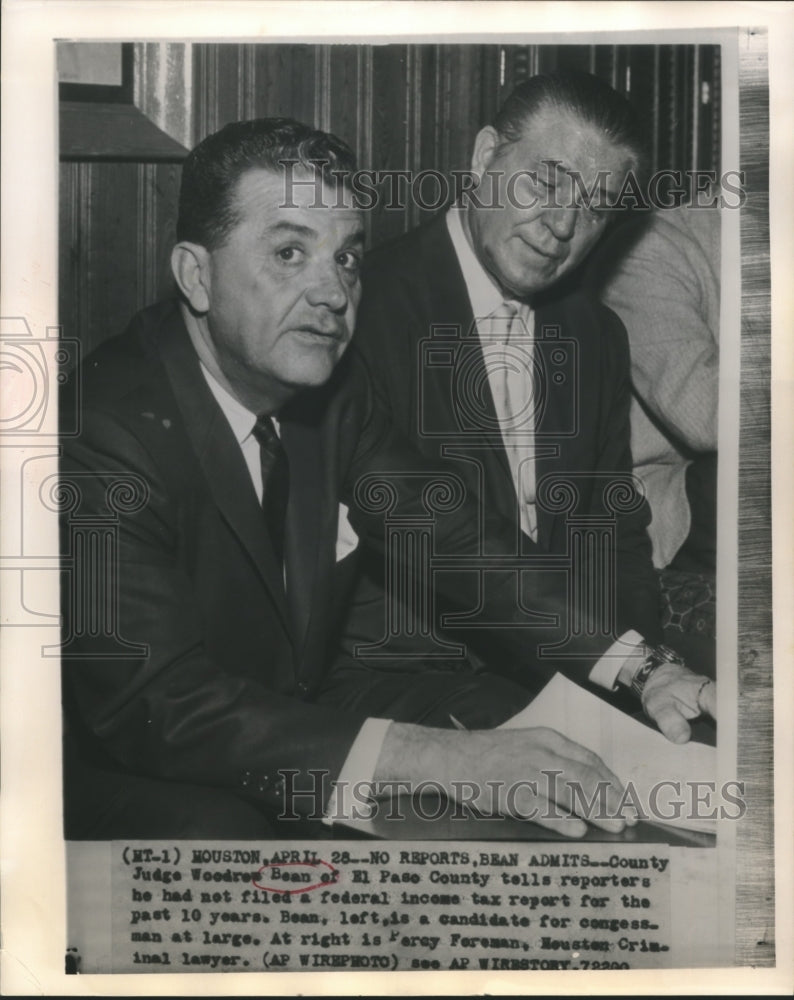 Press Photo County Judge Woodrow Bean of El Paso to run for Congress-Historic Images