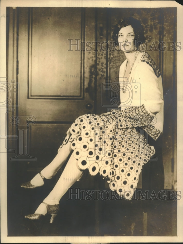 1932 Press Photo Elizabeth Pelz Warburton married John Wanamaker in Reno NV- Historic Images