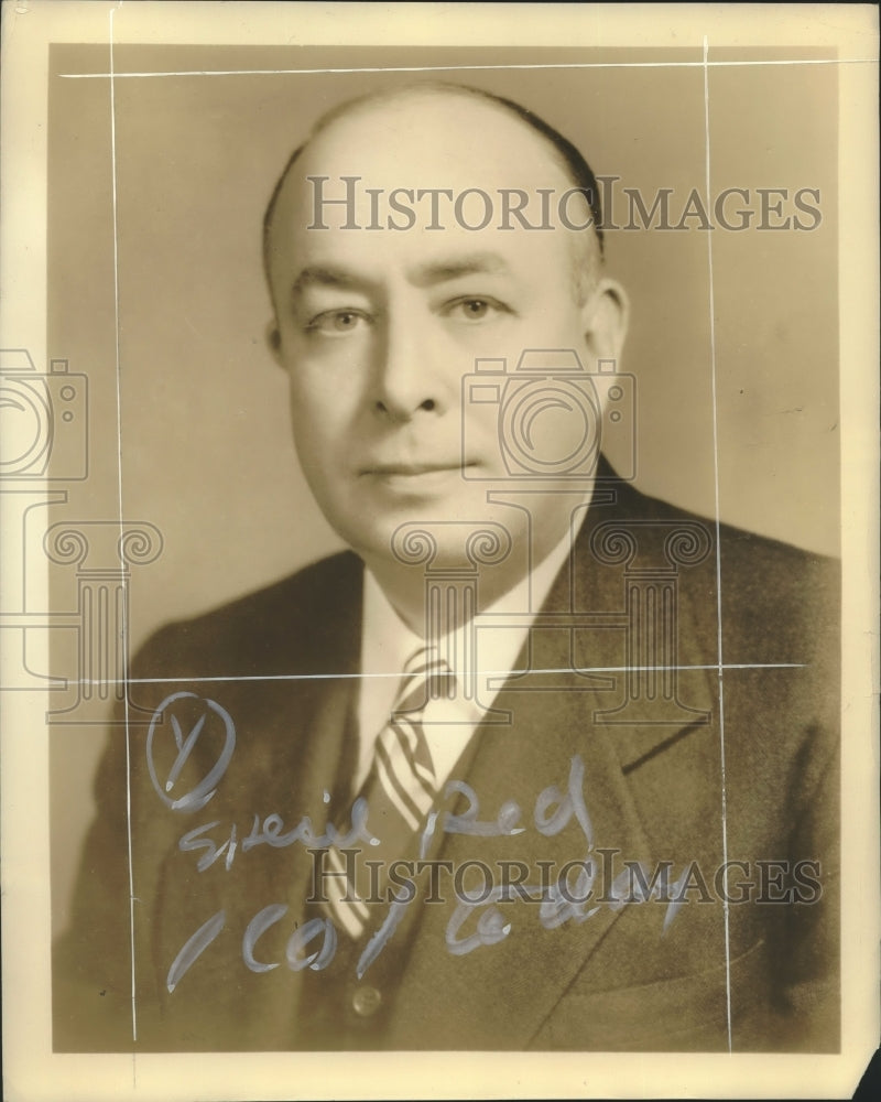 Press Photo A portrait of W.B. Weisenburger - sba23052-Historic Images
