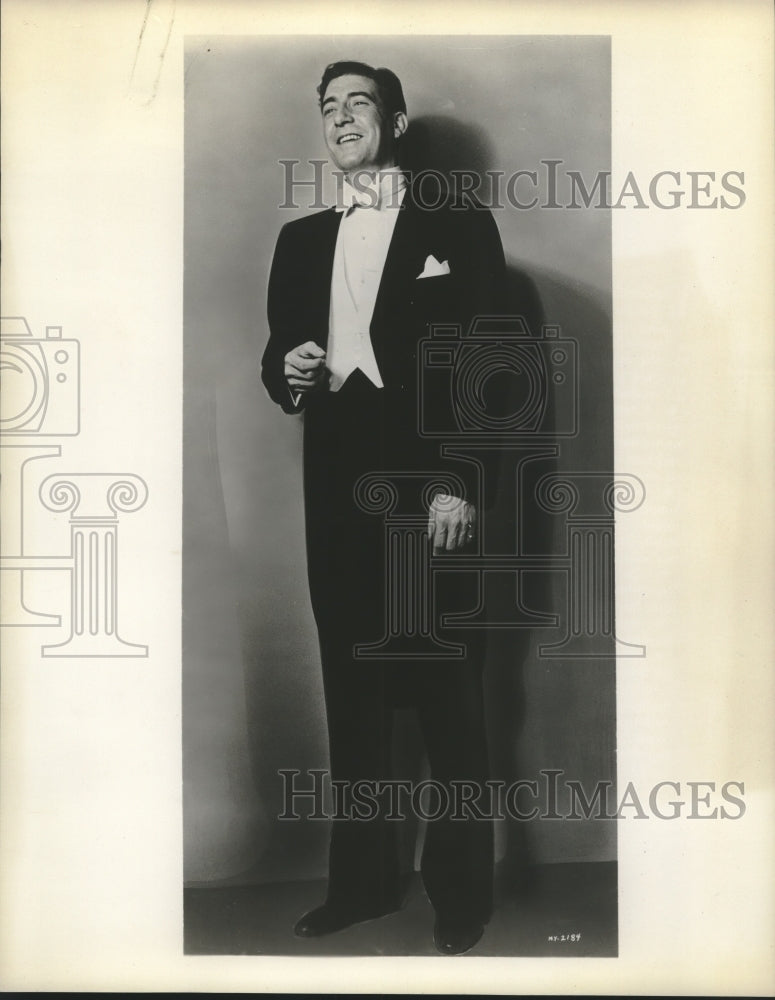 Press Photo An excellent study of Lansing Hill, a baritone - Historic Images