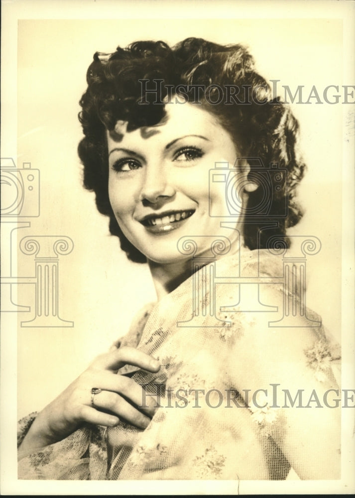 1938 Press Photo Pauline Spiak aka Judy Puck who wed Cician Kiki Osterer-Historic Images