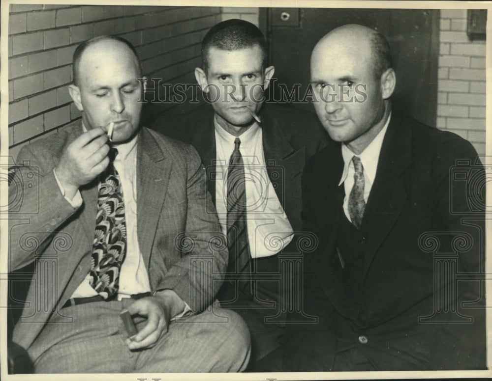 1974 Press Photo James Kirk, Larry Kerrigan & Roy Wms alleged kidnappers-Historic Images