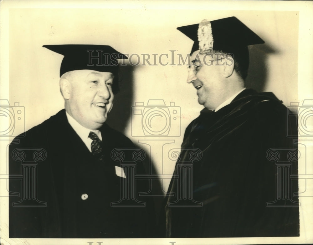 Press Photo William M. Jeffers Receives Honorary Degree of Doctor of Law - Historic Images