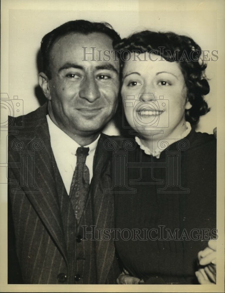 Press Photo Margaret Drennan and Atty. David I.Stepacoff after acquittal-Historic Images