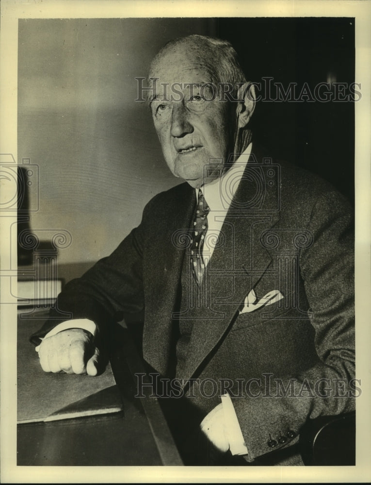 1937 William P Kenneallly leader Pro Tem of NYC Tammany Hall - Historic Images