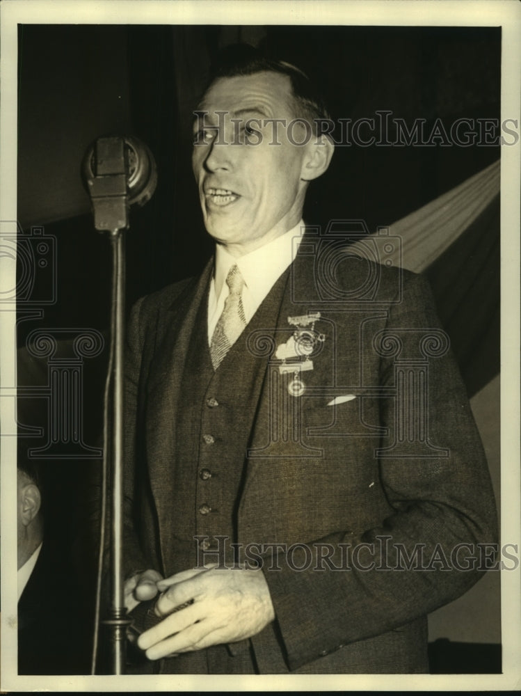 Press Photo William Dunn at the American Federation of Labor Convention - Historic Images