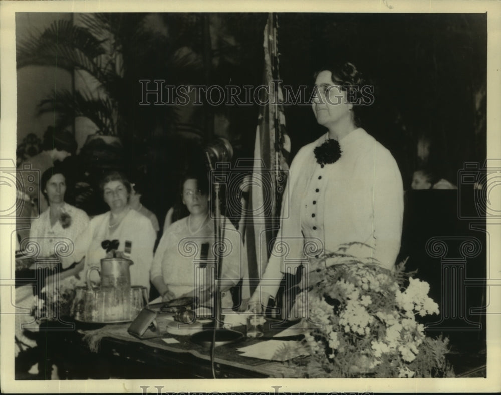 1936 Press Photo Mrs. Roberta Lawson opens the 17th National Council - sba25828-Historic Images
