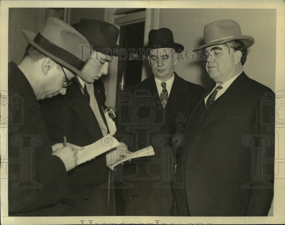 1938 John L Lewis and Philip Murray after CIO-Steel Conference - Historic Images