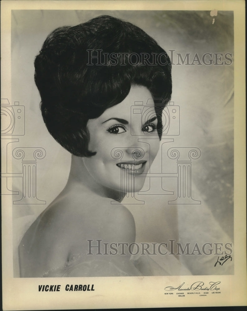 Press Photo The beautiful face of Vickie Carroll - sba26015- Historic Images