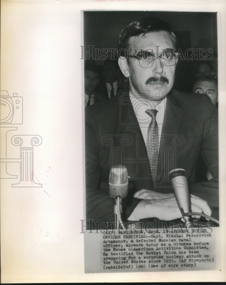 1960 Capt  Nikolai Fedorovich Artamonov defected Russian officer - Historic Images