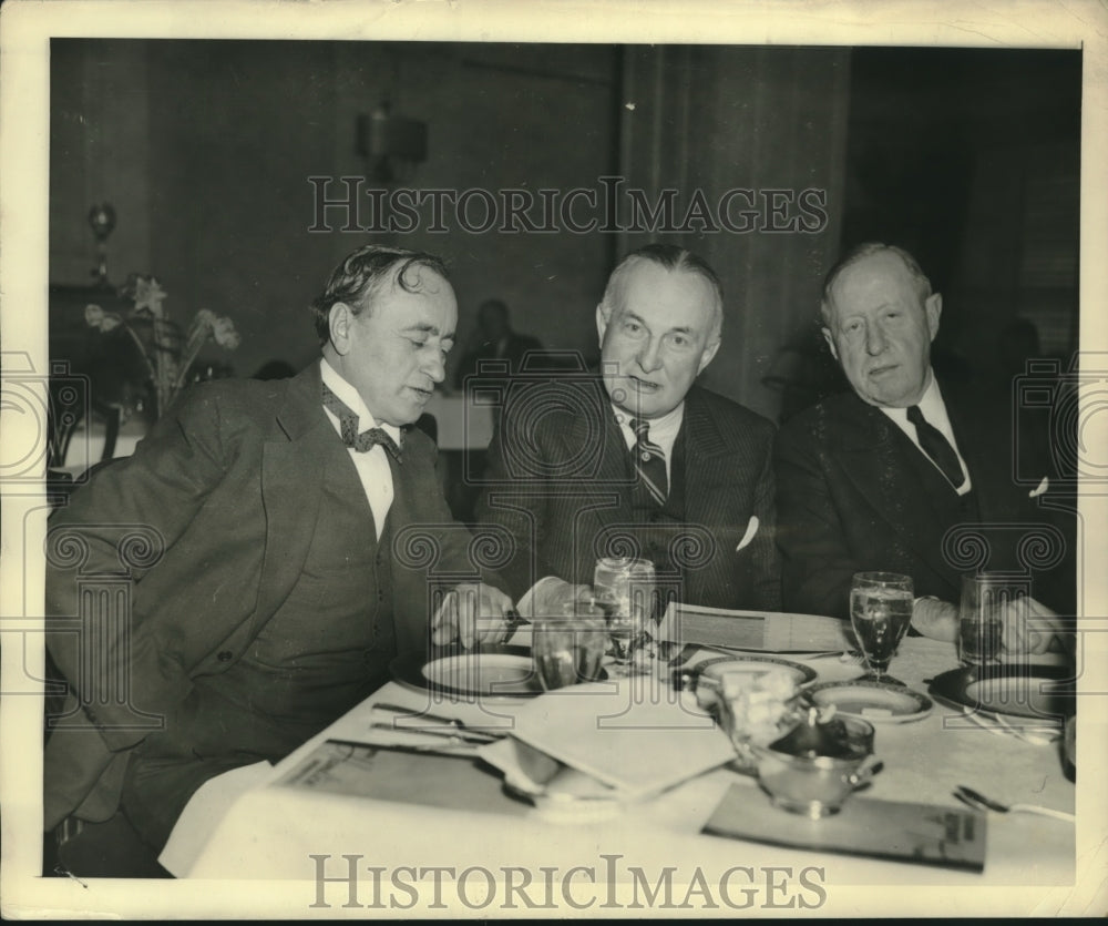 Press Photo Matthew Woll Thomas Rickert &amp; Harry Bates VPs of Labor Group-Historic Images