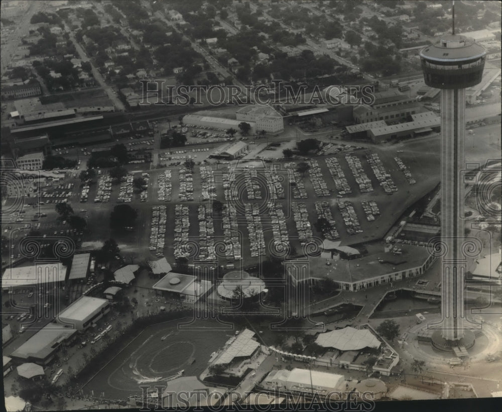 Press Photo Aerial view of The Sky High Tower - sba27182-Historic Images