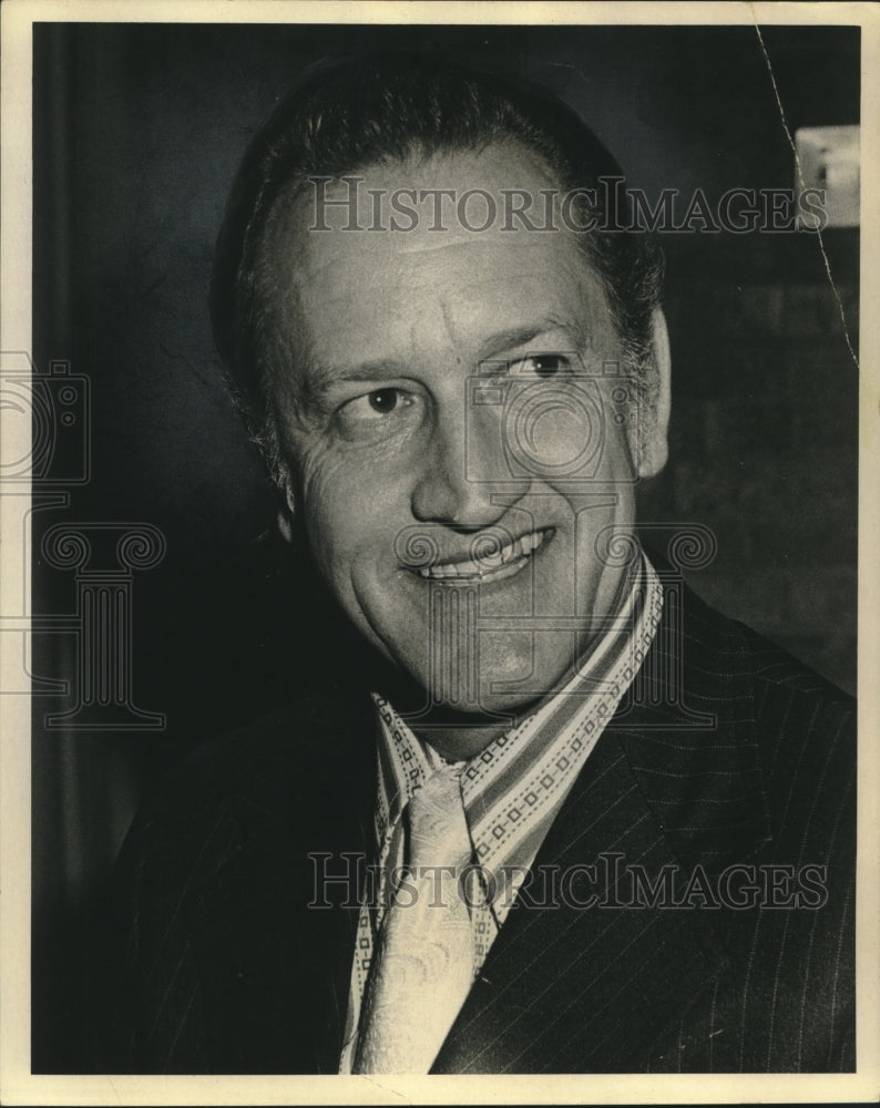 1972 Mr Gerald  C Henchel poses for the camera - Historic Images