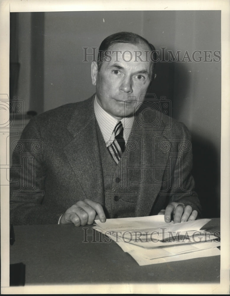 1945 Press Photo Robert Ross Wason president of National Assn of Manufacturers-Historic Images