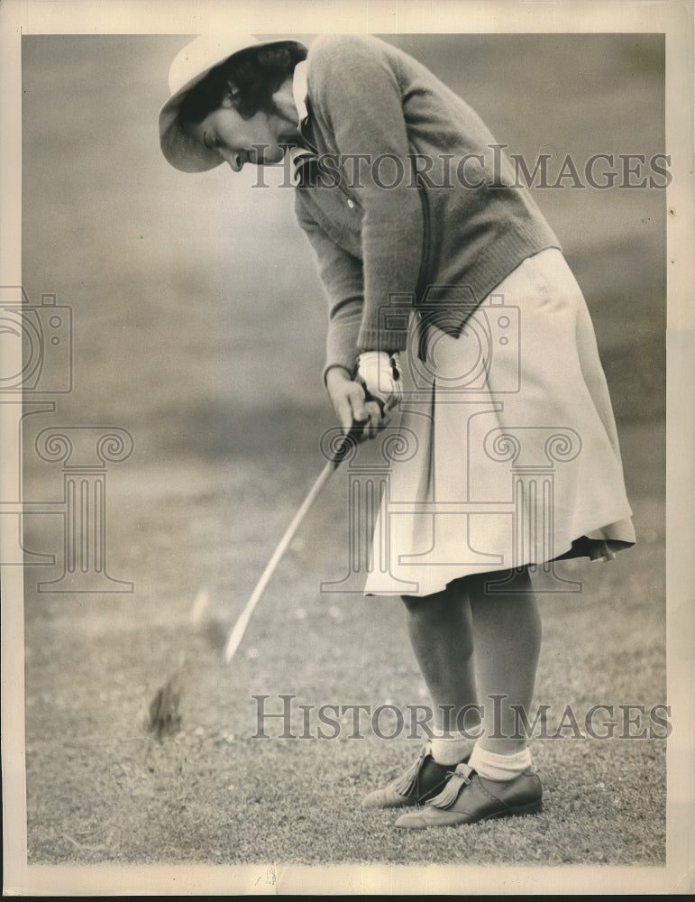 Press Photo Kay Byrnes wins Women&#39;s Western Open at Glen Oaks, Chicago- Historic Images