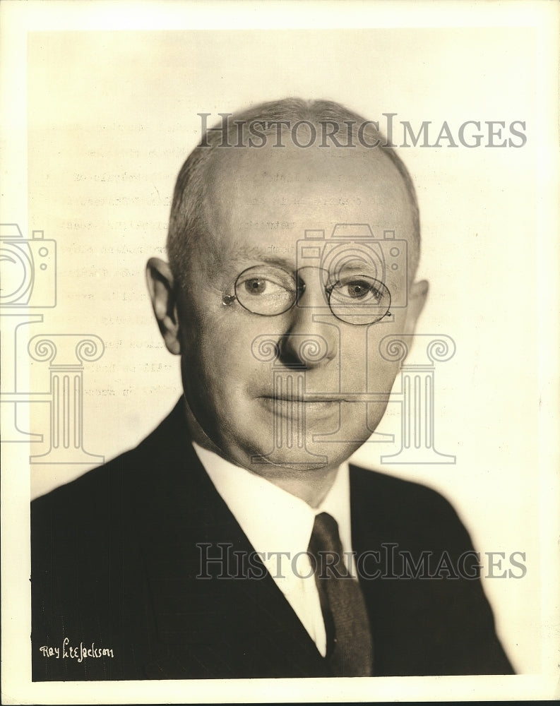 1937 Dr James Rowland Angell  will take post with NBC for education - Historic Images