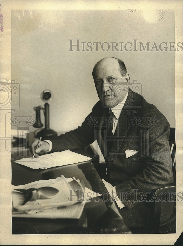 1925 Press Photo Rear Admiral Charles Morris named Paymaster Gen of Navy - Historic Images