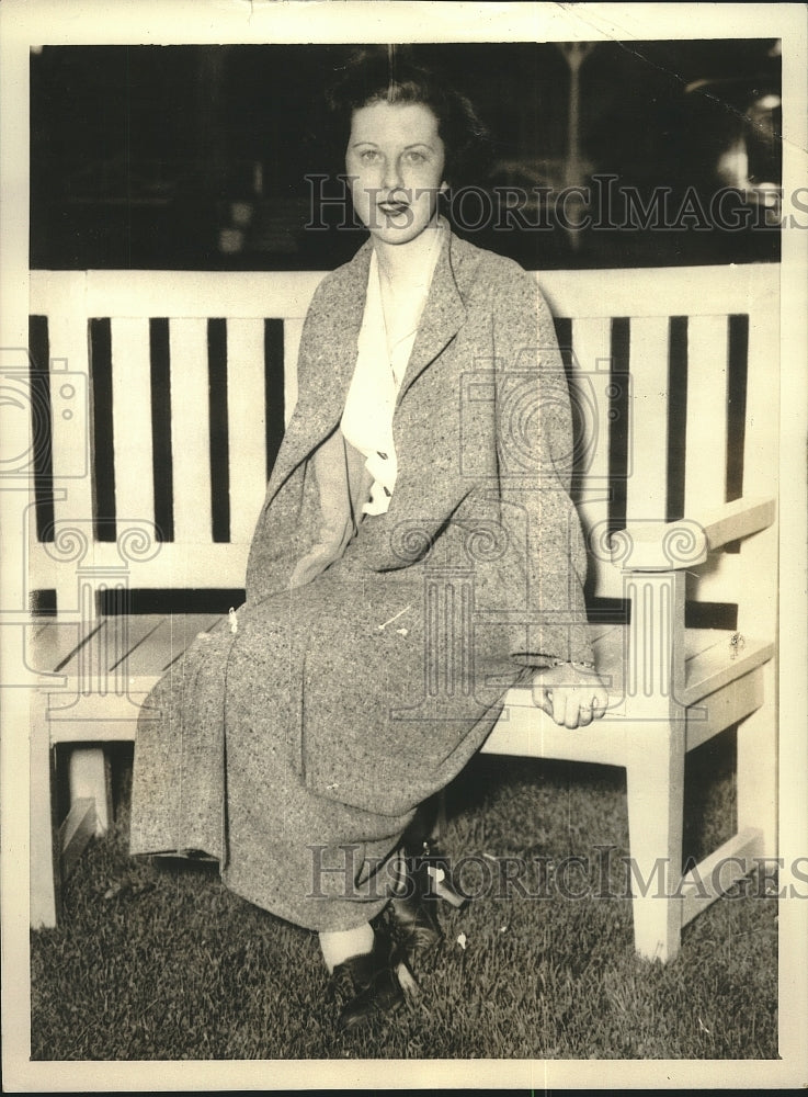 1934 Press Photo Ellen Tuck French now engaged to John Jacob Astor III-Historic Images