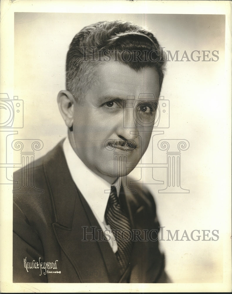 1936 Press Photo Dr John JB Morgan of Northwestern University, noted author - Historic Images