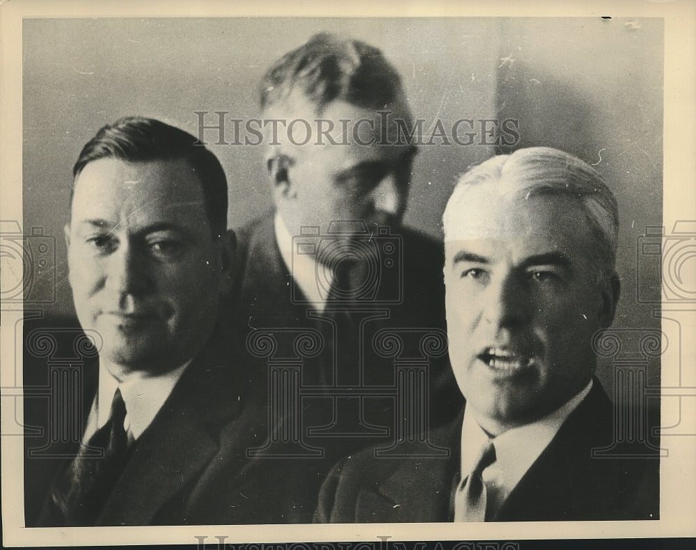 1938 Press Photo Benjamin F Fairless, Edward Stettinius Jr of US Steel - Historic Images