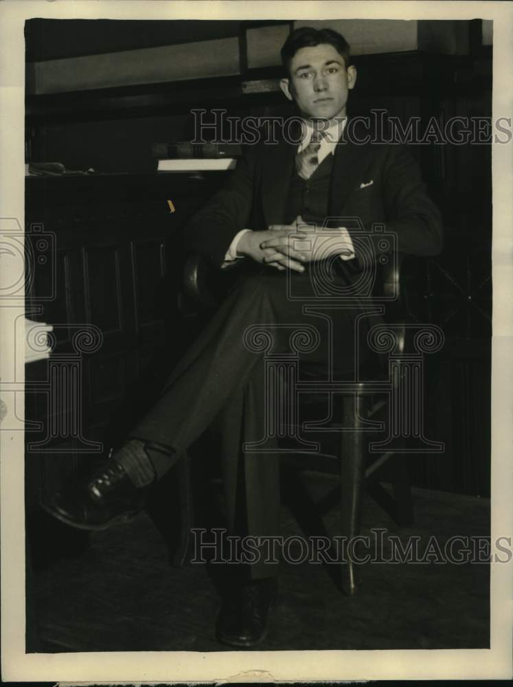 1931 Press Photo Virgil Kirkland on trial for killing of Arlene Draves- Historic Images