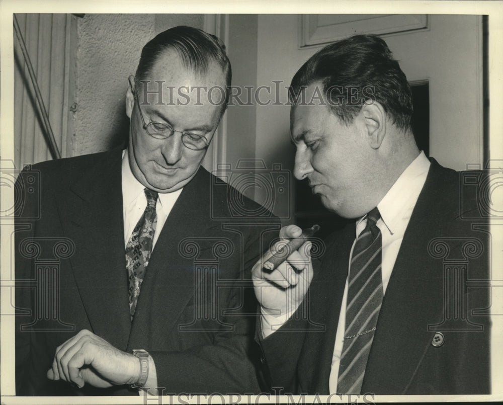 1942 War Production boss Donald Nelson &amp; Price Admin. Leon Henderson - Historic Images