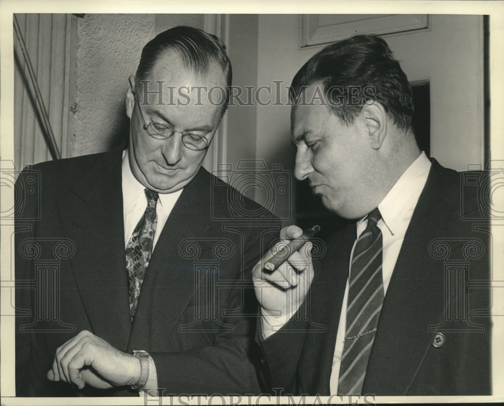 1942 War Production boss Donald Nelson & Price Admin. Leon Henderson - Historic Images