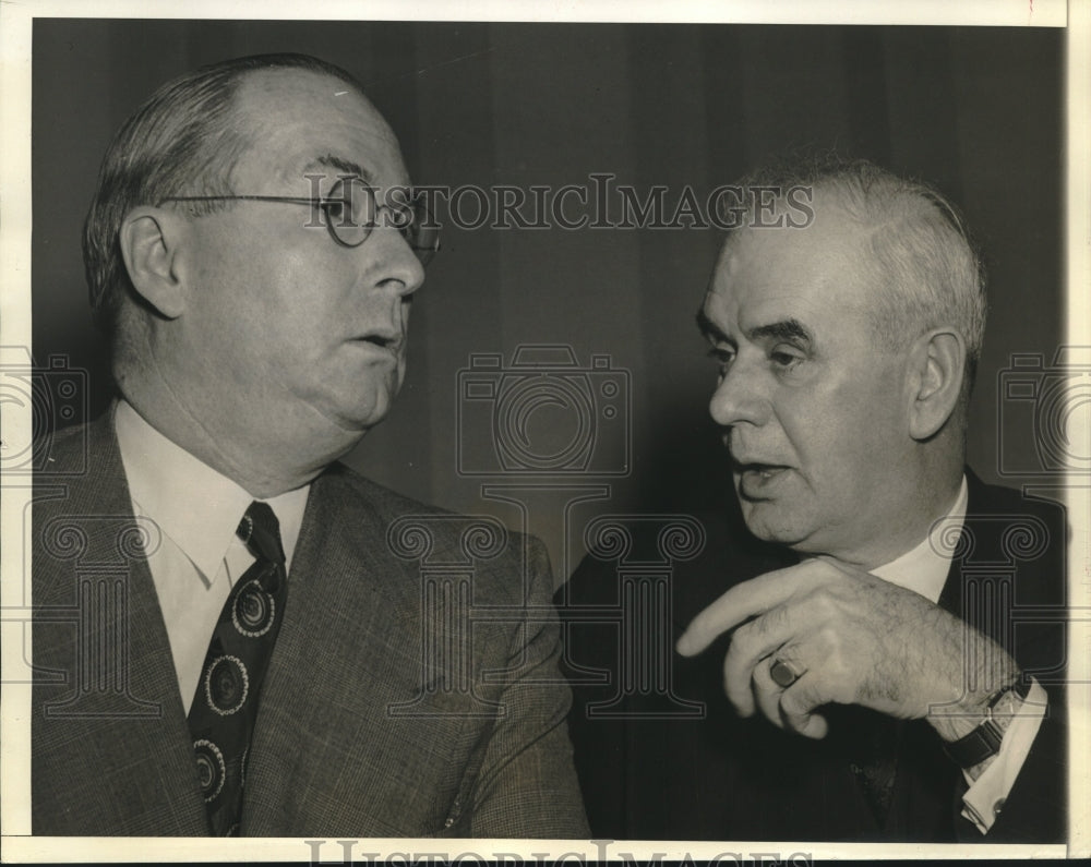 1942 Press Photo Donald Nelson, War production board ,Philip Murray - sba29906-Historic Images