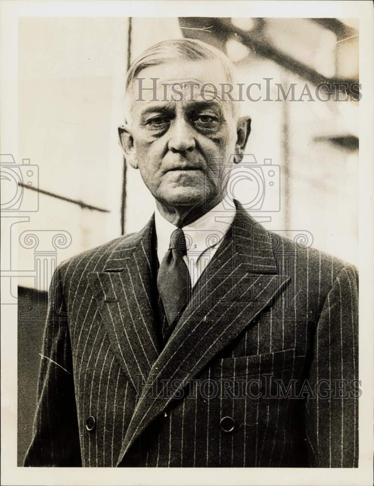 1937 Press Photo Honorary R. W. Bingham, United States Ambassador, Great Britain- Historic Images