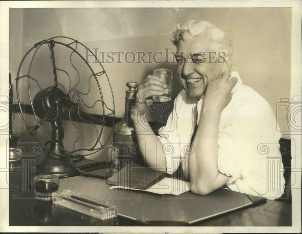 1932 Press Photo Sen.L.J.Dickinson Director of Midwestern Republican Headquarter - Historic Images