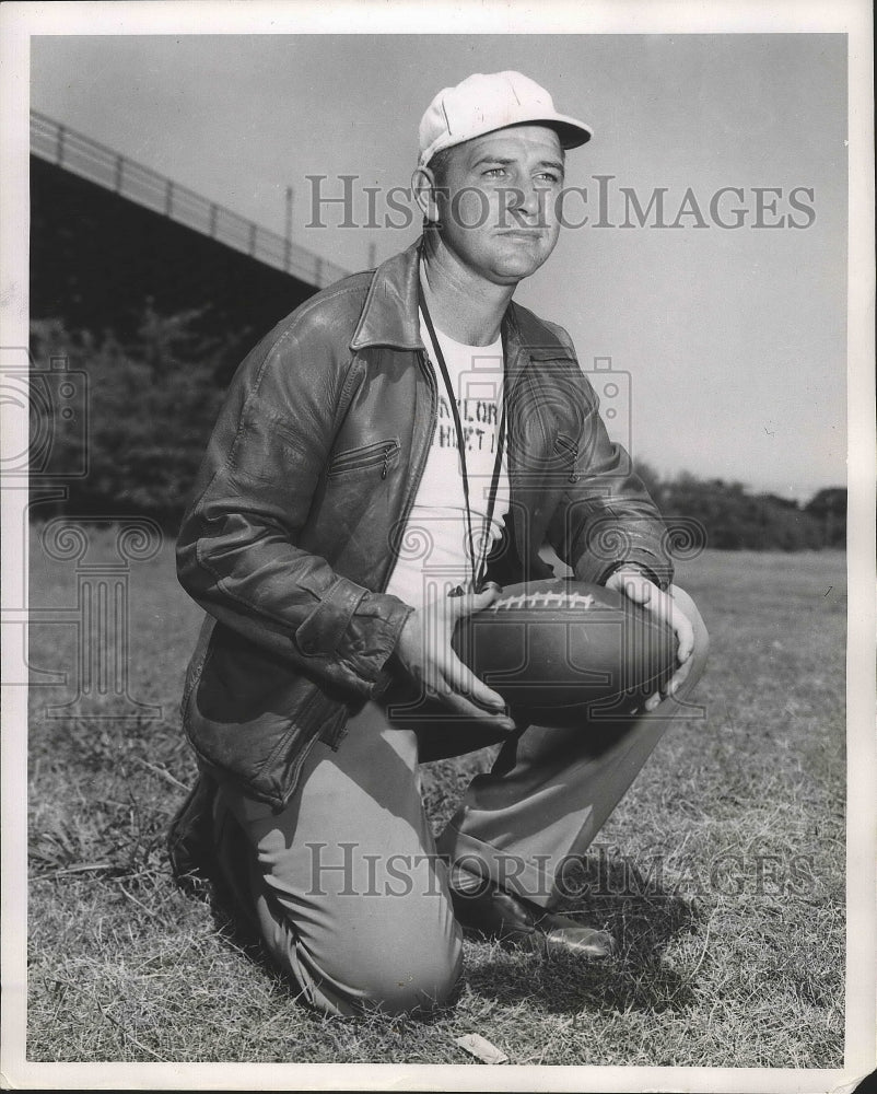 Undated Press Photo Bob Woodruff, Head Coach of Baylor University - sbs00688- Historic Images