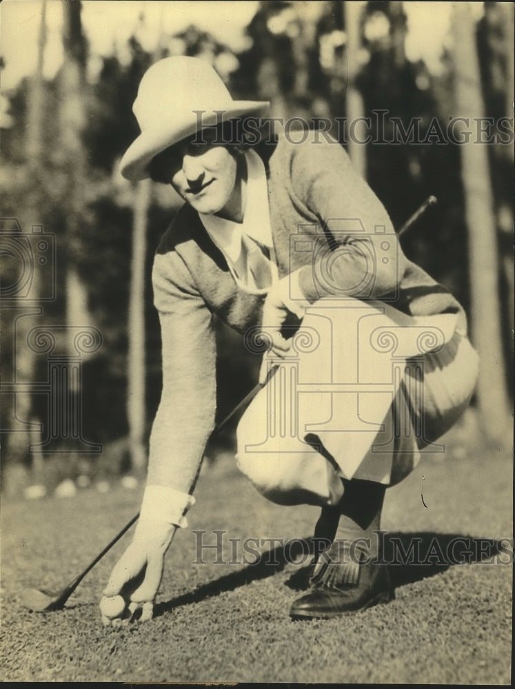 1925 Press Photo Louise Fordyce to play at finals of Pebble Beach Championship- Historic Images